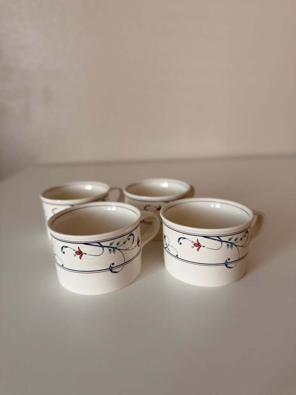 Mikasa Intaglio Annette Set of 4 Cups